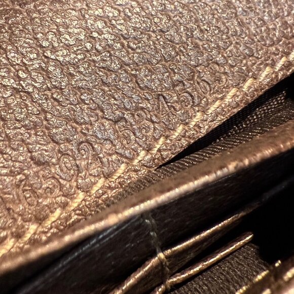 Gucci Brown Supreme GG Ophidia Wallet On Chain - Picture 13 of 16